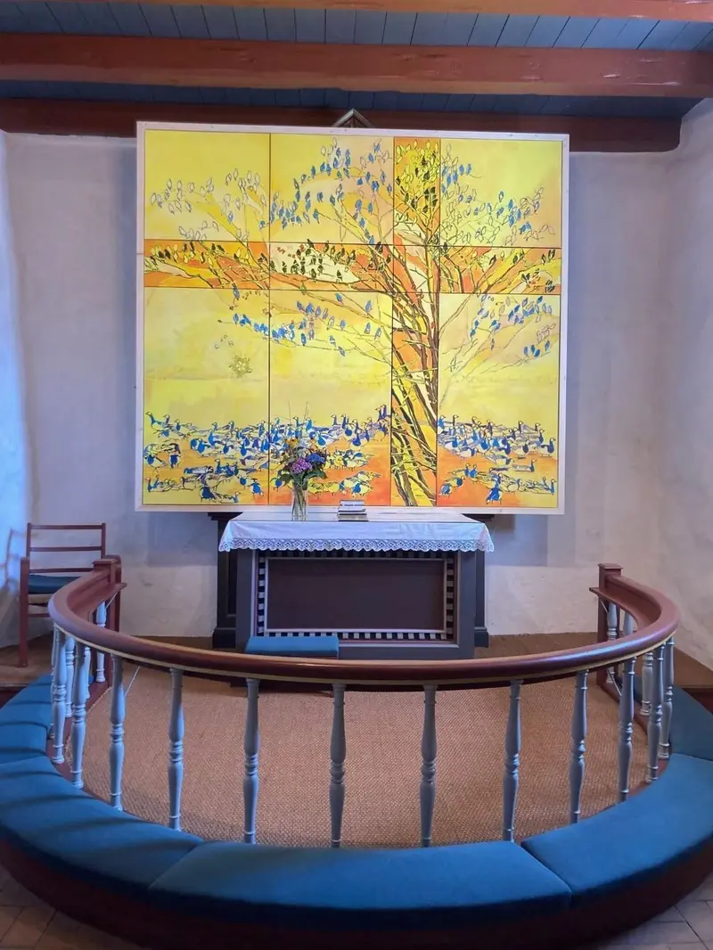 Blik fra Sønder Dråby Kirke