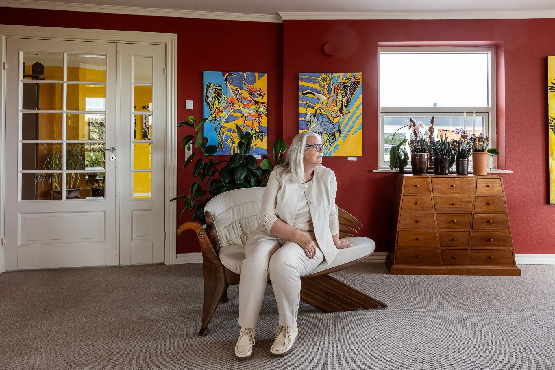 Kunstsalon hos Else Pia i september
