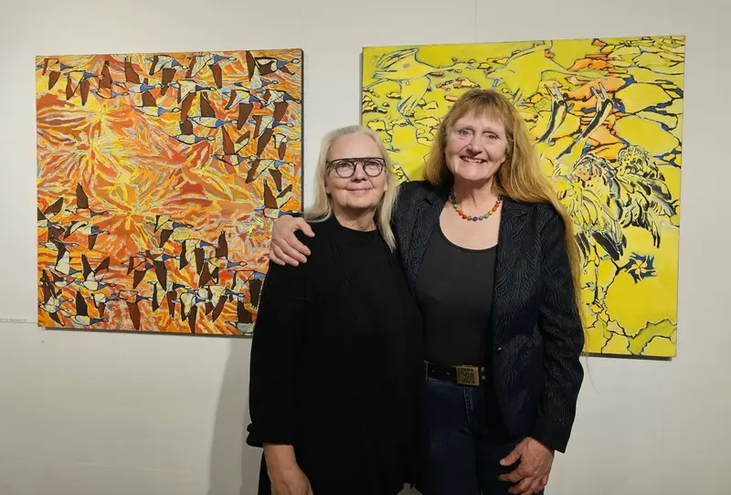 Else Pia & Kunstnerisk Leder af Dronninglund Kunstcenter Stinne Teglhus