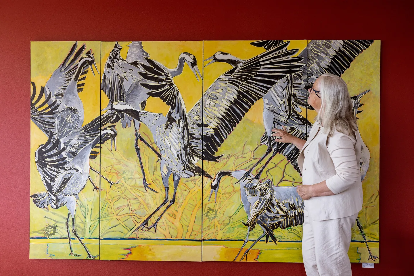 Kunstsalon hos Else Pia i september